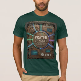 Gebet verändert alles – Futuristische Steampunk-T T-Shirt
