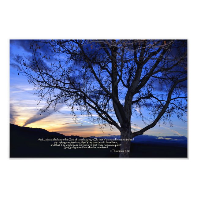 Gebet von Jabez Fotodruck (Vorne)