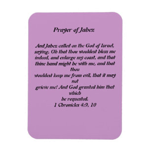 Gebet von Jabez Magneten Magnet