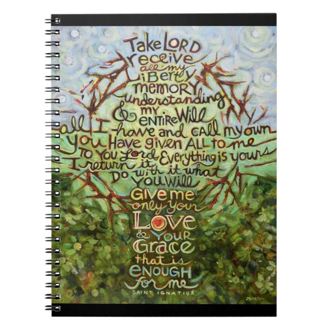 Gebet von Zeitschrift St. Igatius, Notizblock (Vorderseite)