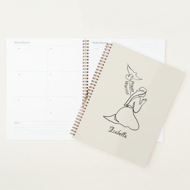 Gebet-Warrior-Design & Kundenname Planer (Anzeige)