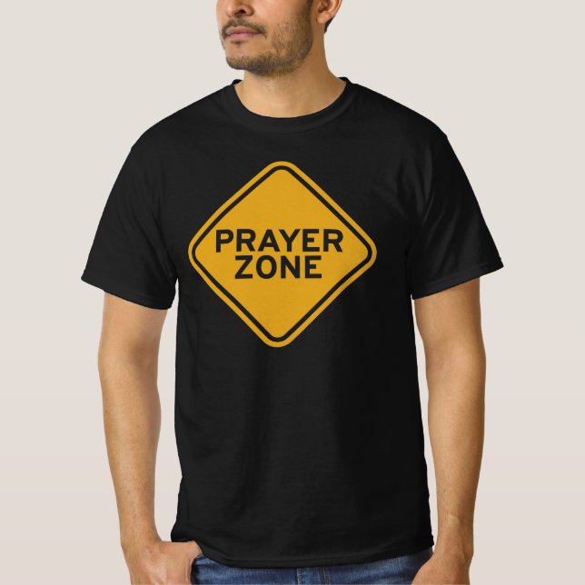 Gebet-Zone - Frieden, Fokus und Glaube T-Shirt (Vorderseite)