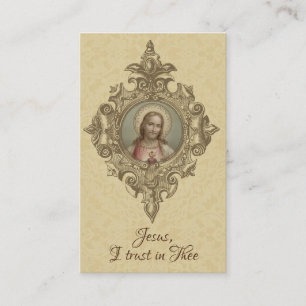 Gebet zum heiligen Herzen heiliger Karte Jesuss