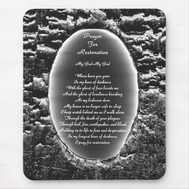 Gebet zur Wiederherstellung Mousepad (Vorne)