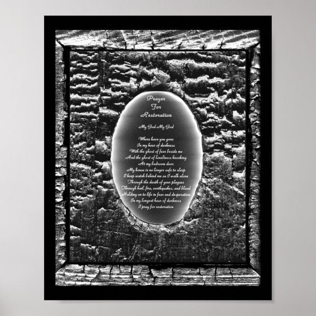Gebet zur Wiederherstellung Poster (Vorne)