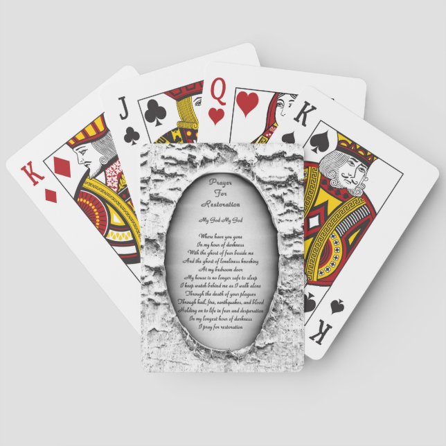 Gebet zur Wiederherstellung Spielkarten (Rückseite)