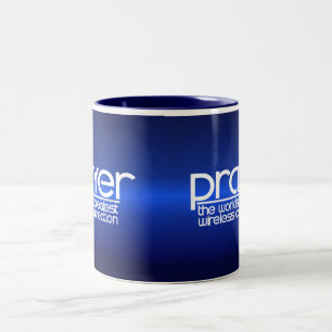 GEBET ZWEIFARBIGE TASSE