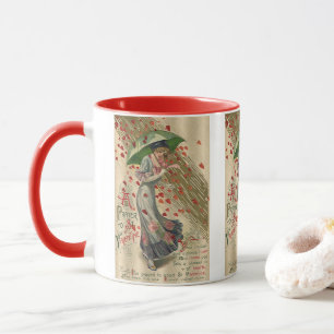 Gebete an St. Valentine, Vintage Viktorianische Da Tasse