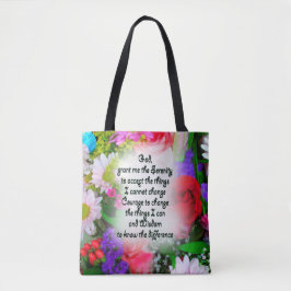 Gebete der Stille im Zentrum von Bouquet Tasche