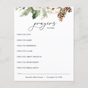 Gebete für Baby Winter Greenery