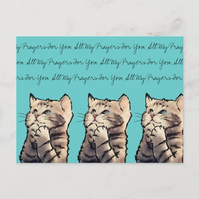 Gebete für Sie Postkarte (Vorderseite)