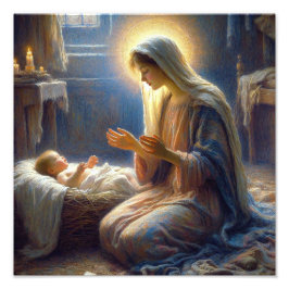 Gebete über den Jesus Fotodruck