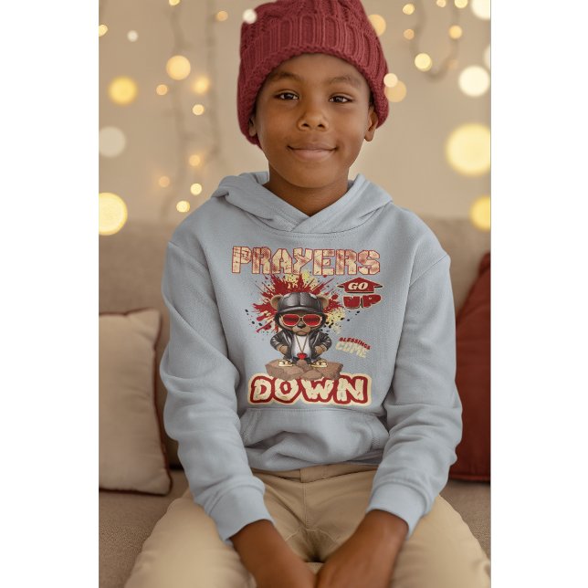 Gebete werden Christlicher Glaube Hoodie (Big belief. Everyday confidence.)