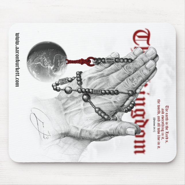 Gebets-Auflage Mousepad (Vorne)