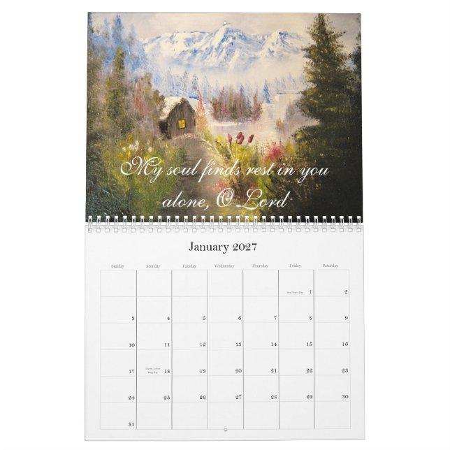 Gebets-Kalender - besonders angefertigt Kalender (Jan 2027)