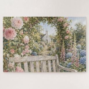 Gebetsgartenbank-Kapelle-Aquarell