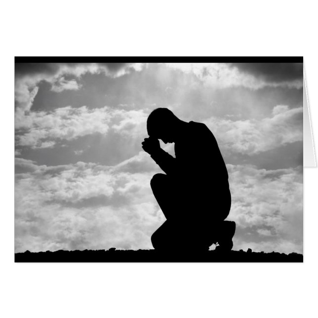 Gebetskarte (Vorderseite (Horizontal))