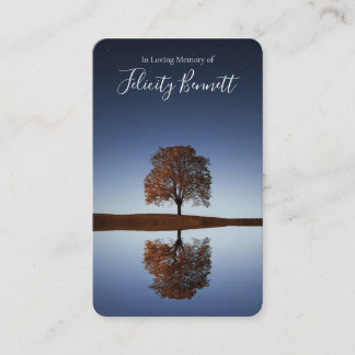 Gebetskarte | Beautiful Reflection Deluxe Visitenkarte