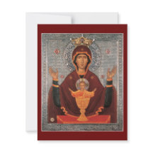 Gebetskarte der Mutter Gottes-Unerschöpfliches Hei