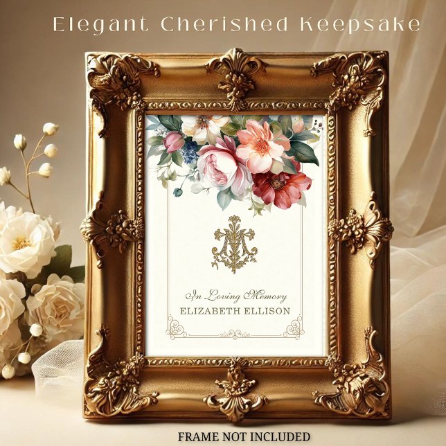 Gebetskarte für Marian Cross Beerdigung (Von Creator hochgeladen)