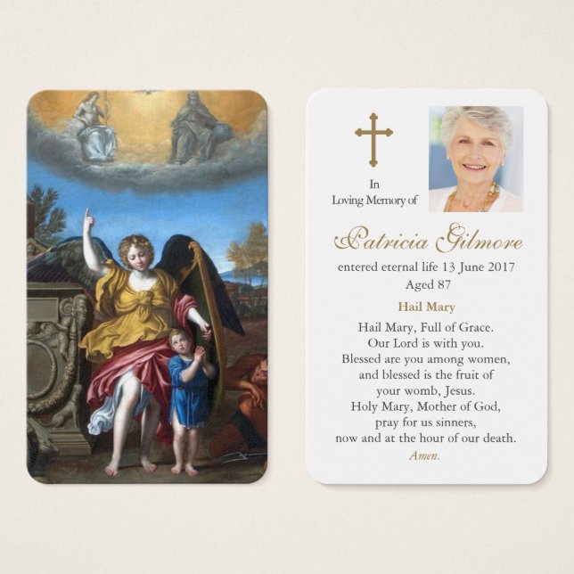 Gebetskarte | Guardian Angel (Vorne & Hinten)