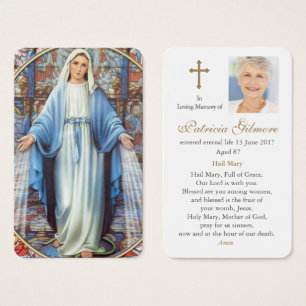 Gebetskarte Hail Mary