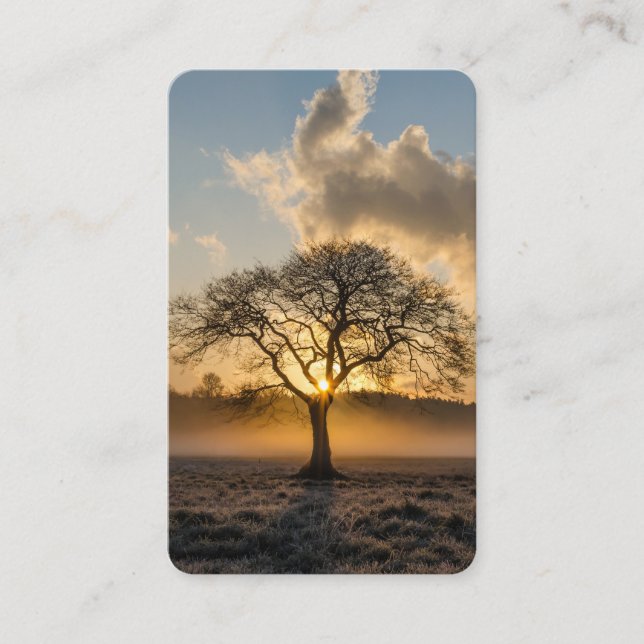 Gebetskarte | Lone Tree Deluxe Visitenkarte (Vorderseite)