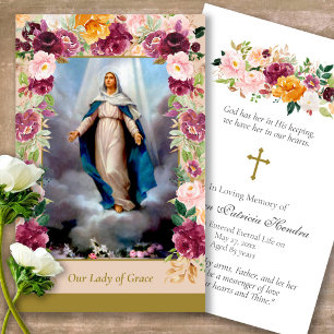 Gebetskarte   Our Lady of Grace - Deluxe Visitenkarte