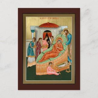 Gebetskarte Theotokos Postkarte