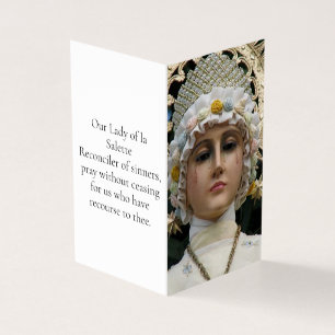 Gebetskarte UNSERE LIEBE FRAU VON LA SALETTE