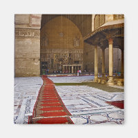 Gebetsmorsche, die in die islamische Moschee, Kair