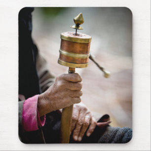 Gebetsmühle, Ladakh, Kaschmir Mousepad