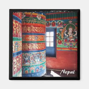 Gebetsrad - Nepal, Everest Trek Magnet
