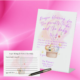 Gebetssegnung für Eltern und Kinder Sockelschild