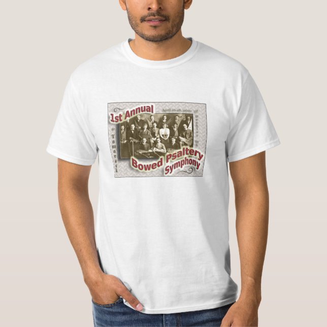 Gebeugte Psaltery-Symphonie - Wert-T - Shirt (Vorderseite)