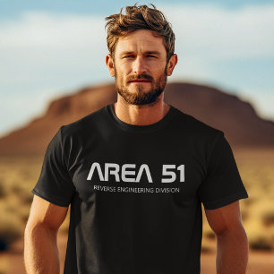 Gebiet 51 Alien für Reverse Engineering UFO parano T-Shirt