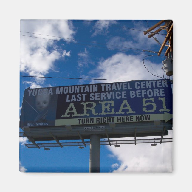 Gebiet 51 magnet (Vorne)