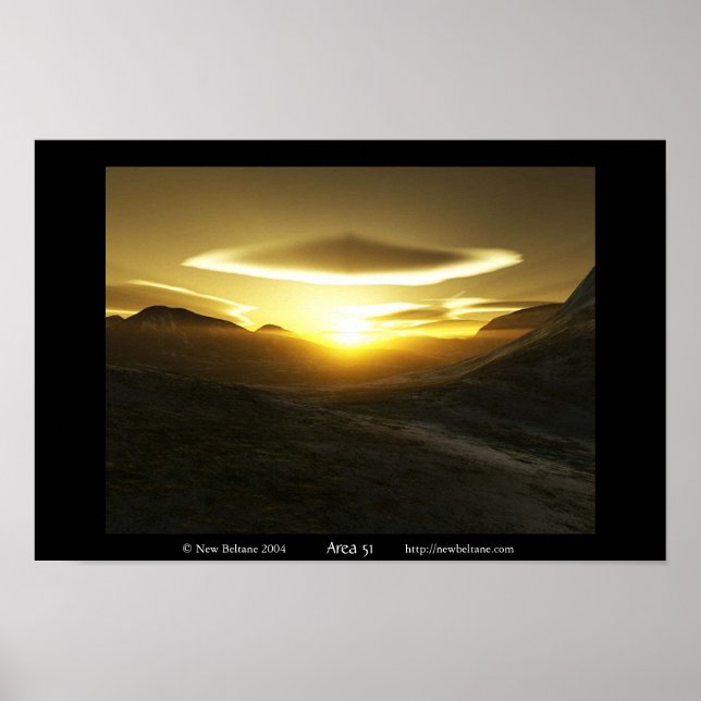 Gebiet 51 poster (Vorne)