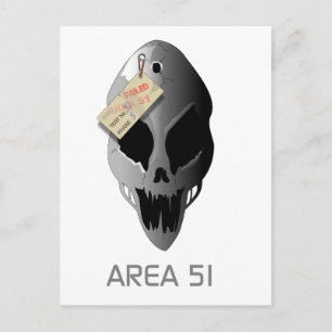 Gebiet 51 postkarte