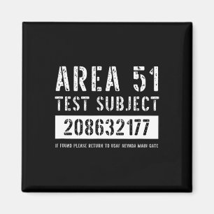 Gebiet 51 Prüfgegenstand 2177 Alien Entführung Hal Magnet