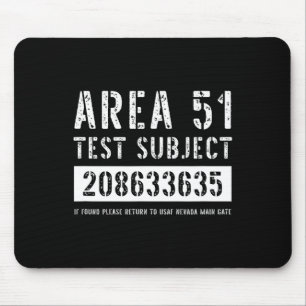 Gebiet 51 Prüfgegenstand 3635 Alien Entführung Hal Mousepad