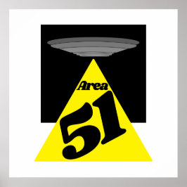 Gebiet 51, UFO Poster