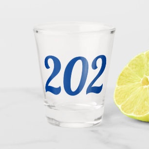 Gebiet Code 202 (Washington DC) Schnapsglas