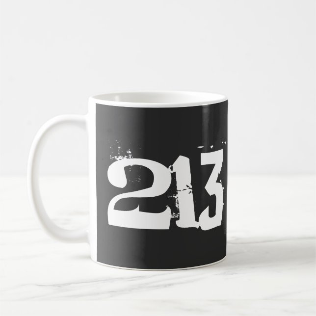 Gebiet Code 213 (Los Angeles) Kaffeetasse (Links)