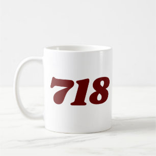 Gebiet Code 718 (New York City) Kaffeetasse