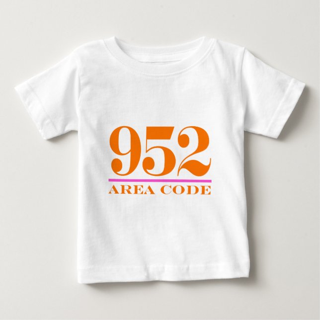 Gebiet Code 952 Baby T-shirt (Vorderseite)