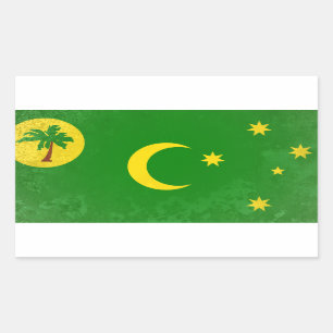 Gebiet der Cocos-Inseln (Keeling-Inseln) Rechteckiger Aufkleber