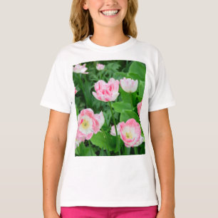 Gebiet der rosa Tulpen T-Shirt