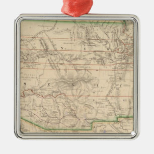 Gebiet des New Mexiko Silbernes Ornament