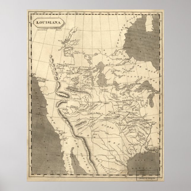 Gebiet Louisiana: 1804 Poster (Vorne)